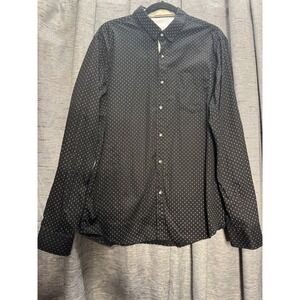 Craft+Flow Patterned Button‎ Down Shirt Long Sleeve Casual Dress Shirt Mens XL